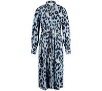 Gerry Weber Women's 380008-66414-8144 Dress, Blue/Black Leo Print, 6