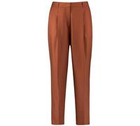 Gerry Weber Women's 7/8 Trousers with Elasticated Back Waistband, Plain Colour, 7/8 Length, Lava, 16