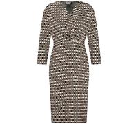 Gerry Weber Women's 985013-35014 Dress, Black/Ecru/White Print, 20