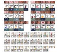 Gersoniel 220 Pcs Sound Wall Classroom Phonics Kit Science of Reading Manipulatives Posters for Kindergarten Speech Therapy Material Phonemic Awareness ESL Teaching Material Teaching Guide(Fresh)