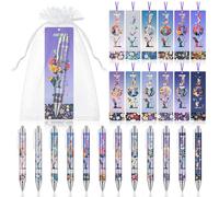 Gersoniel 36pcs/12sets Christian Christmas Gift for Women Bulk Religious Church Party Favor Joy in The Journey Bible Verse Bookmark Ballpoint Christian Pen for Woman Xmas Favor