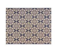 Gertmenian 46212 Disney Outdoor Patio Mickey Mouse Outside Carpet, 6x9 Medium, Abstract Geometric Navy Blue