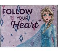 Gertmenian Disney Frozen Indoor Area Rug - 3x5 Small, Non-Slip, Ideal for Children in Bedroom, Game Room, Classroom, Nursery or Play Area - Follow Your Heart, Multi, 19836