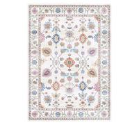 Gertmenian Indoor Easy-Care & Washable Area Rug - 3x5 Small, Ideal for High Traffic Areas in Living Room, Bedroom, Entryway - Casper Cream Multi, 23217