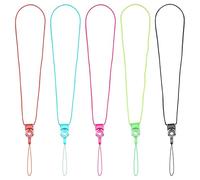 GerTong Pack of 5 Detachable Neck Strap Band Lanyard for Cell Phone Camera IPod Mp3 Mp4 USB Flash Drive ID Card Badge Other Electronic Devices