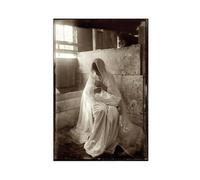 Gertrude Kasebier Photo The Manger 1901 Canvas Art Poster And Wall Art Picture Print Modern Family Bedroom Decor 16x24inch(40x60cm)