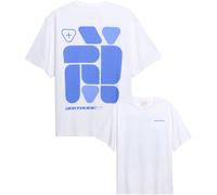 Gertrude - T-shirt en coton - Leonce Geometry Blanc/Saphir for Men in Cotton - Size L - White White L