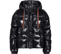 Gertrude - Women's Short Natural Down Insulated Jacket - Lili Bright Black for Women - Size L Black L