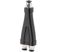 GERUI 2-in-1 PTFE Adapter for Bambu Lab, for P1S/P1C/X1C/X1E 3D Printer Accessories, AMS Filament Tube Connector, PTFE Tubing Connector Expansion Port 2 Feeding Modules. (2 in 1)