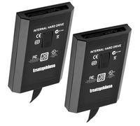 GERUI 2 x Replacement Hard Drive Hard Drive Housing for Xbox 360 Slim