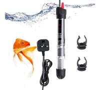 GERUI 50W Aquarium heating rod, with temperature display Power Saving Heater Aquarium Submersible Heater Fish Tank Water Digital Thermostat 20-34°C