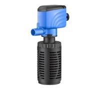 GERUI Fish Tank Filter, 4W-450L/H Silent Internal Aquarium Filter, Clean Water, Air Pump, Make Waves, Black+Blue