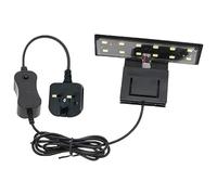 GERUI LED Aquarium Light 6W Nano Freshwater Plant Light with UK Plug - 87.5 Light with high Color Rendering for Aquatic Plants & Fish Tank, 220V