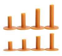 GERUI Pack of 8 Golf Tee Rubber Golf Tees for Driving Range Mats Durable Rubber Winter Tees Soft Rubber Range Tee with Fit Indoor Outdoor Various Sizes 35 mm/42 mm/54 mm/60 mm/65 mm/70 mm/75 mm/80 mm