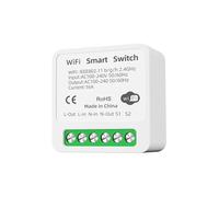 GERUI Smart Light Switch Module, WLAN Bluetooth Switch, Smart Home Wireless Switch, Remote Control, Mini DIY Switch, Fits Behind Wall Switch, Compatible with Alexa Echo, Google Home, Smart Life/Tuya