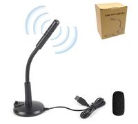 GERUI USB Microphone - Omnidirectional PC Mic for Conferencing, Gaming, Chat & Podcasting - Compatible with PS4, Mac, Laptop, Windows & Linux