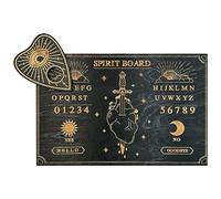 Geruwam Pendulum Spirit Board | Metaphysical Decision Maker Message Wooden Planchette with Letters, Witch Supplies, Spiritual Home Decor, Yoga, Meditation