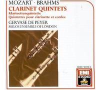 GERVASE DE PEYER - Brahms & Mozart: Clarinet Quintet - EMI 1989