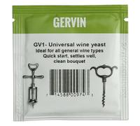 Gervin GV1 Wine Yeast 5g Sachet - General Purpose Universal - Homebrew