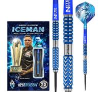 Gerwyn Price Glacier Tungsten Steel Tip Darts 24g | Red Dragon Darts