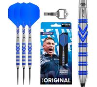 RED DRAGON Darts - Gerwyn Price Original | Gerwyn Price Original Switch Points - 90% Tungsten Darts Set - Nitro Flite Integrated Flight/Shaft, Dart Flights & Stems | 23g Dart