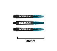 RED DRAGON Gerwyn Price Iceman Nitrotech Ionic Short Black Stems