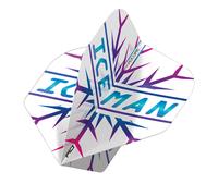 RED DRAGON Hardcore Gerwyn Price Rainbow Snowflake Dart Flights - 3 Sets Per Pack (9 Dart Flights in total)
