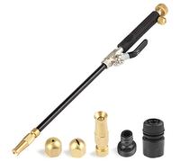 GES Jet High Pressure Power Washer, High Pressure Hose Nozzle Pressure Washer Wand Extendable Garden Hose End, Glass Window Cleaning Sprayer Home Garden Car Water Washing