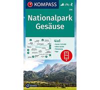 Gesäuse Nationalpark 206 GPS wp kompass +AG (206): 4in1 Wanderkarte mit Panorama und Aktiv Guide inklusive Karte zur offline Verwendung in der KOMPASS-App. Fahrradfahren. Skitouren.