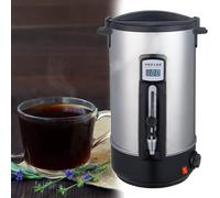 GESAIDES Commercial Coffee Urn, 200 Cups Stainless Steel Large Coffee Dispenser, Double Wall Electric Coffee Urn, Electric Coffee Maker Urn, Commercial Hot Water Urn for Catering,35L