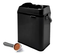 GESAIDES Electric Portafilter Cleaner-Automatic Coffee Grounds Cleaning Machine-Knock box for Espresso coffee-Espresso Puck Sucker-Innovative Espresso Machine Accessories,black