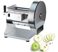 GESAIDES Electric Vegetable Slicer Commercial Fruit Slicer Potato Slicer Electric Cabbage Shredder Machine 2 IN 1 Manual Electric Vegetable Cutter Fruit Slicer Machine