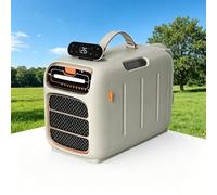 GESAIDES Portable Tent Air Conditioner 5000 BTU, Compressor Camping AC Unit for Tents, Remote Control, ≤40dB Portable AC for Camping, Home, RV AC220V