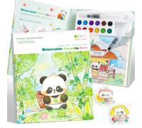 gesboole Paint with Water Coloring Books for Kids Ages 3-5, 4-8 - Cute Coloring Book for Teens,Arts and Crafts for Kids Ages 3 4 5 6 7 8+, Birthday Gift Toys for Girls Boys,Travel Toys-Panda