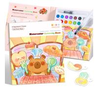 gesboole Paint with Water Coloring Books for Kids Ages 3-5, 4-8 - Cute Coloring Book for Teens,Arts and Crafts for Kids Ages 3 4 5 6 7 8+, Birthday Gift Toys for Girls Boys,Travel Toys-Capy