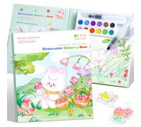 gesboole Paint with Water Coloring Books for Kids Ages 3-5, 4-8 - Cute Coloring Book for Teens,Arts and Crafts for Kids Ages 3 4 5 6 7 8+, Birthday Gift Toys for Girls Boys,Travel Toys -Rabbit
