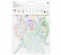 Geschenkanhänger XL, Blumen, Pastell FSC MIX, The Sky is the Limit, ca. 16 x 21 cm