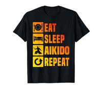 Geschenkidee für einen Aikido-Schüler mit Selbstverteidigung T-Shirt