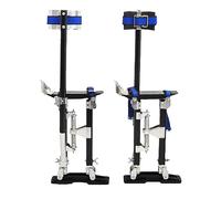 GESEXI 15”-23” Drywall Stilts Aluminum Tool Adjustable for Painters Walking Painting Taping, Black