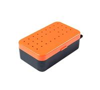 geshiglobal Portable Fishing Bait Box Earthworm Red Worm Alive Lure Storage Case Tackle Accessory