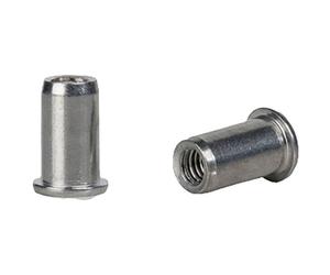Gesipa 1464837 PolyGrip Blind Rivet Nuts M8 Stainless Steel 25 Pieces