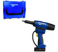 Gesipa Firebird Pro Gold Edition 18v Cordless Brushless Rivet Nut Tool 1 x 2ah Li-ion Charger Case