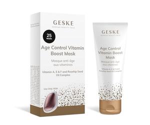 GESKE Age Control Vitamin Boost Mask | Use with our Sonic Warm & Cool Mask | Face Mask with Vitamin A, E & F and Rosehip Seed Oil Complex | Enriching Formula | For Normal Skin | Vegan & Cruelty-free