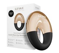 GESKE SmartAppGuided™ Cool & Warm Eye Massager | 7 in 1 | Multifunctional Massager | Eyes & Face | Battery-free Cooling & Warming | Firms, Relaxes & De-Puffs Skin | Ring-shaped Design for Easy Grip