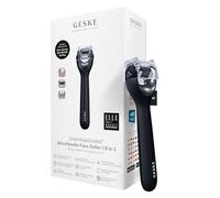 GESKE SmartAppGuided™ MicroNeedle Face Roller | 9 in 1 | Electric derma roller with rose quartz | Professional microneedling device | Needle roller | Beauty roller for face