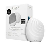 GESKE SmartAppGuided™ Sonic Facial Brush 5 in 1 | vibrating electric facial cleansing brush | soft silicone brush | professional facial cleanser | skin cleanser & exfoliator | face massager