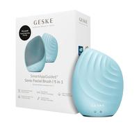 GESKE SmartAppGuided™ Sonic Facial Brush 5 in 1 | vibrating electric facial cleansing brush | soft silicone brush | professional facial cleanser | skin cleanser & exfoliator | face massager
