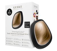 GESKE | SmartAppGuided™ Sonic Warm & Cool Mask | 9 in 1 | Beauty LED Face Mask | Full LED Spectrum and Red Light Therapy | heat | Cooling | Increased uptake of facial care products | facial massager
