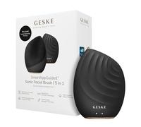 GESKE Sonic Facial Brush 5 in 1 | Face Exfoliator Soft Silicone Brush | SmartAppGuided™ | Vibrating Electric Facial Cleansing Brush | Face Massager | Lymphatic Drainage
