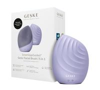 GESKE SmartAppGuided™ Sonic Facial Brush 5 in 1 | vibrating electric facial cleansing brush | soft silicone brush | professional facial cleanser | skin cleanser & exfoliator | face massager
